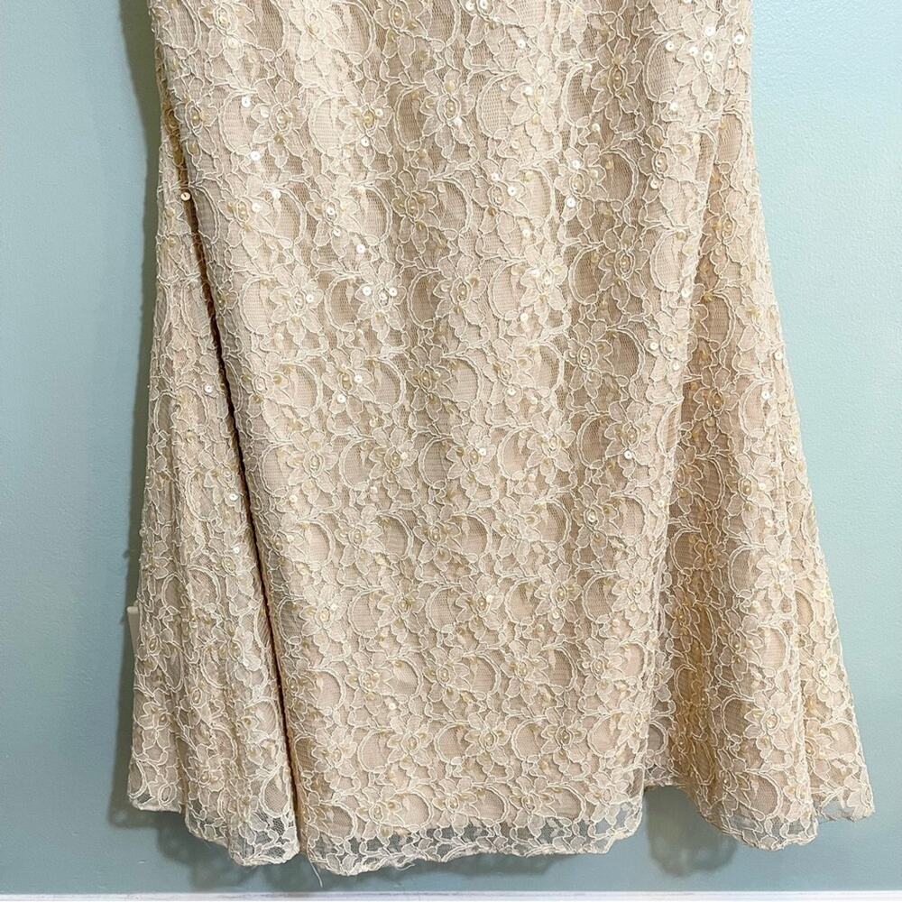 Mori Lee Lace‎ Bridesmaid Dress Cream - Picture 5 of 16